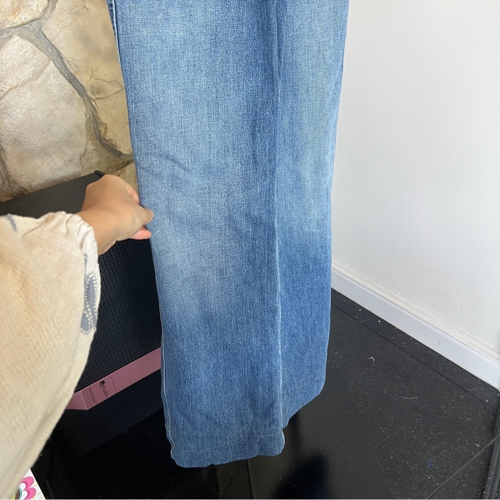 Citizens of Humanity Faye Button Front Women's Overalls in Boho Comeback - Picture 7 of 10